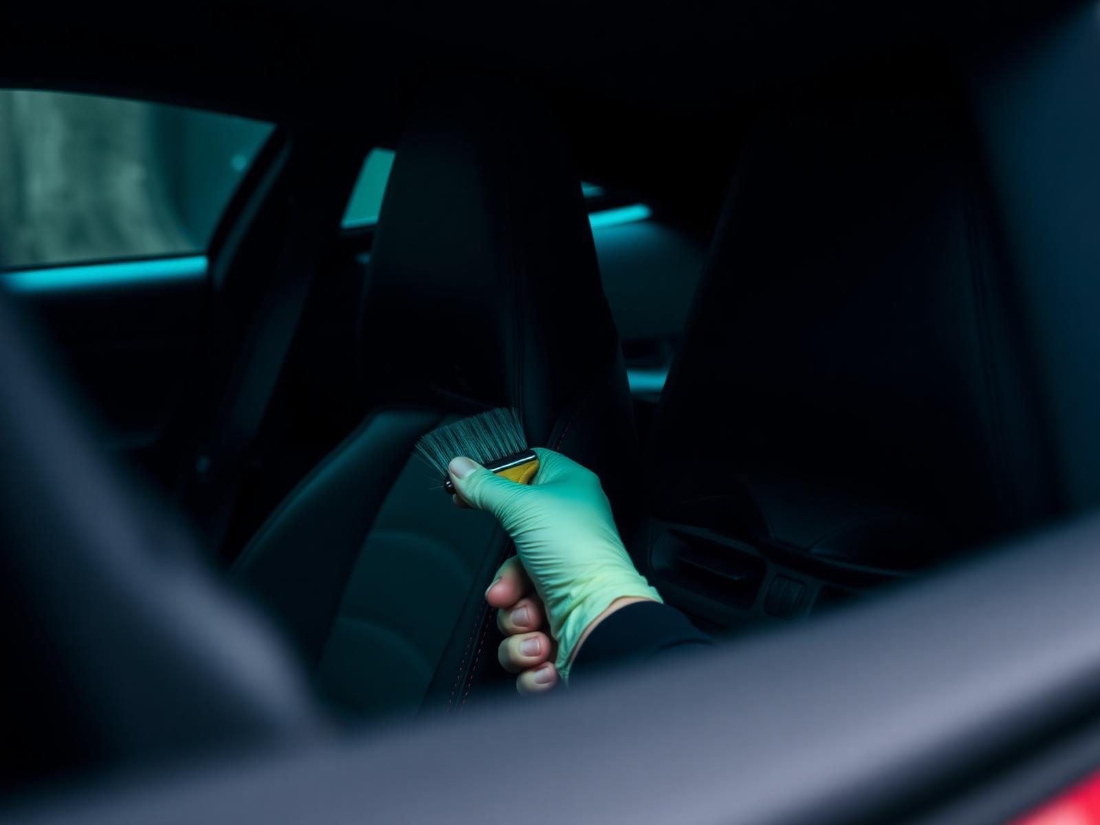 Premium interieurdetailing met detailingkwast